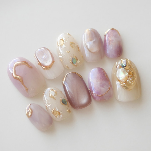 透 ネイルチップ 現品販売！ネイルチップ No.2181 ネイルチップ（つけ爪