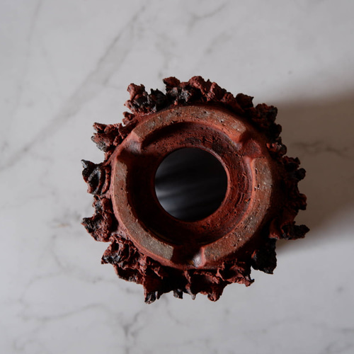 3号赤鬼鉢896 塊根植物 多肉植物 盆栽 植木鉢 作家鉢 鉢皿 沖縄