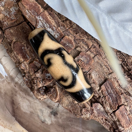 なべ出品！馬蹄痕あり高品質ザキラム天珠 馬蹄痕】ザキラム天珠t49 天然石 円と縁 by.TAMAKO 通販