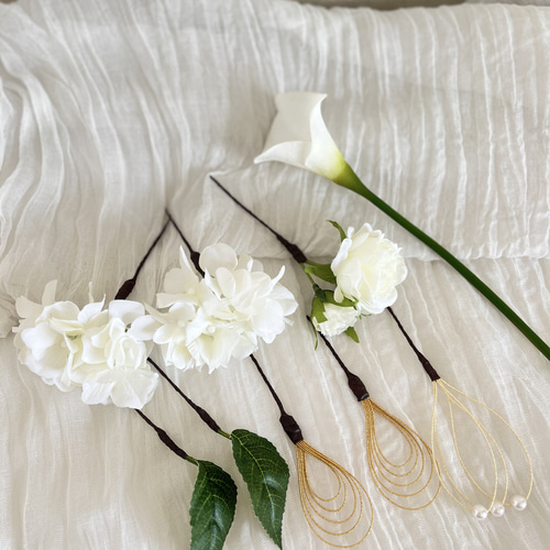 ウェディングブーケ　アームブーケ 大人ピンクのアームブーケ・ブートニアセット | ウェディング