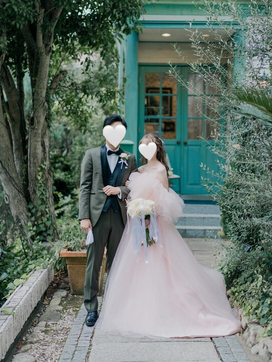 オフショルダー キラキラ フォト マーメイドウエディングドレス