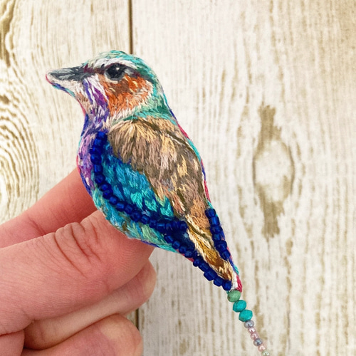 ライラックニシブッポウソウの羽根セット ブッポウソウシリーズ』ーライラックニシブッポウソウー | 筆記具専門