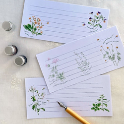 一筆箋　お好きな2袋セット〔No.1 ハーブ〕 1枚目の画像