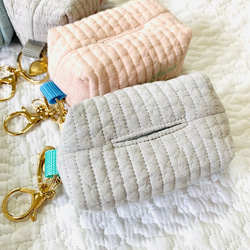 nubiが選べる エチケット袋ポーチ　H4W9D4.5お散歩　ロールタイプ用マナーポーチ　ヌビポーチ　大人可愛い 3枚目の画像