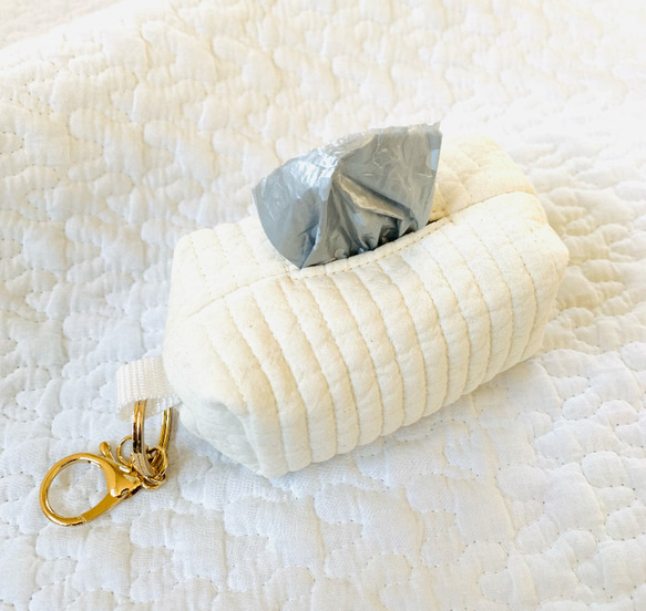 nubiが選べる エチケット袋ポーチ　H4W9D4.5お散歩　ロールタイプ用マナーポーチ　ヌビポーチ　大人可愛い 10枚目の画像