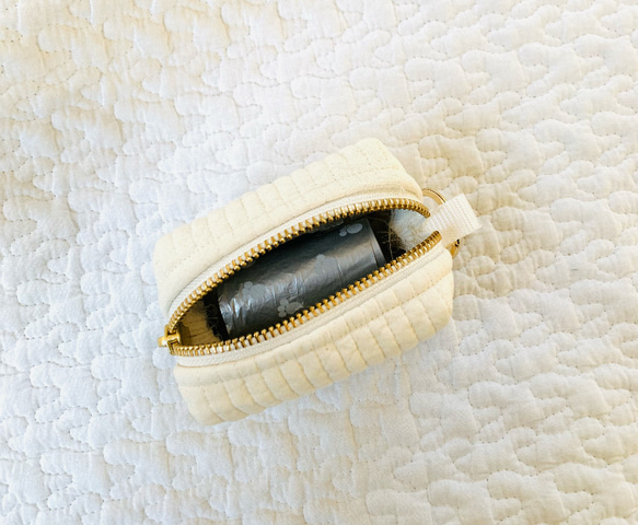 nubiが選べる エチケット袋ポーチ　H4W9D4.5お散歩　ロールタイプ用マナーポーチ　ヌビポーチ　大人可愛い 9枚目の画像