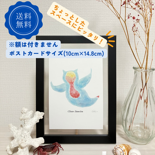 ポストカード おしゃれ アート デザイン イラスト クリオネ かわいい