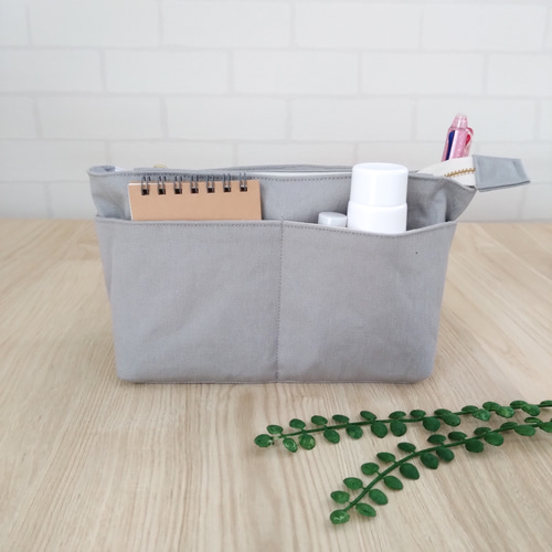 スマイルBAG in BAG （グレー） スマイル バッグインバッグ グレー