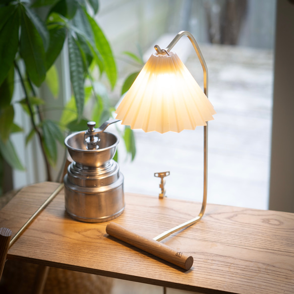 TNBworks BRASS STAND 卓上 ランタン ライト LED スタンド 真鍮