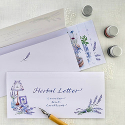 一筆箋　お好きな2袋セット〔No.5 ラベンダー他 〕 2枚目の画像