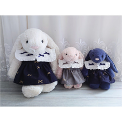 モヘアのテディベア ちびくまcocolilouの兄姉 ぬいぐるみ kotka*コトカ