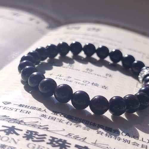 ◇鑑別書付き◇スギライト◇7mm玉◇天然石◇ | ANNA - 天然石 