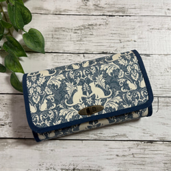 ハンドメイド 長財布 お財布バッグ やりくり財布 マスク入れ カード