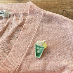 クリームソーダのブローチ(レモン) 13枚目の画像