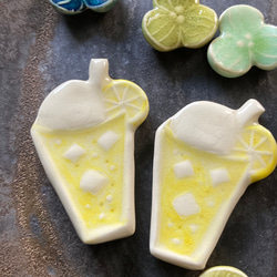 クリームソーダのブローチ(レモン) 12枚目の画像