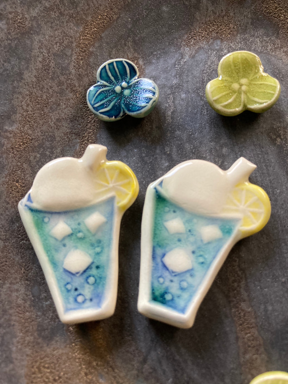 クリームソーダのブローチ(レモン) 16枚目の画像