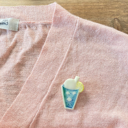 クリームソーダのブローチ(レモン) 15枚目の画像