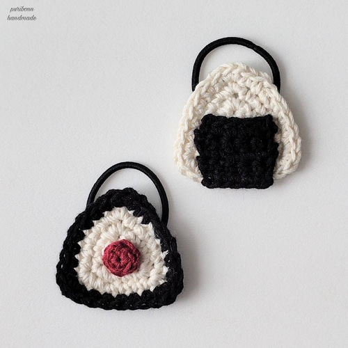 思わず食べたくなるおにぎり型のヘアゴム・ヘアアクセサリー