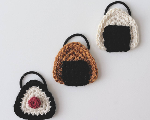 新作おにぎり追加】思わず食べたくなるおにぎり型のヘアゴム・ヘア