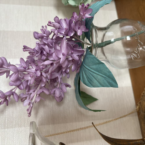 ライラック 布花 鑑賞用 アートフラワー N工房 通販 18968422｜Creema