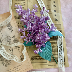 【ライラックさま】vintage picture ❀お花とフラワーベースの刺繍絵 9a4ee35e94b289f25d695743ae8cff