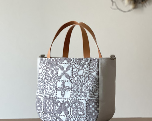 ⚮̈ミナペルホネン forest tile まるっこかくれんぼトート トート