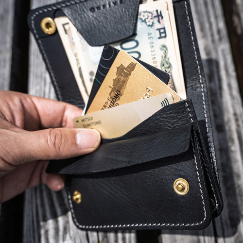 お札を折らないミドルトラッカーウォレット- Foldres rev.02[フォール