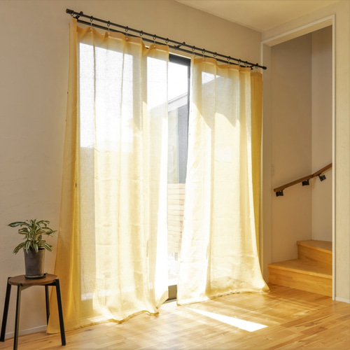 KURASIKU 自然素材カーテン きなり リネン W150×H140 １枚 KURASIKU 自然素材カーテン きなり リネン W150×H140 1枚 KURASIKU