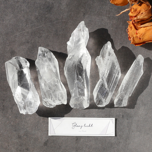 ピュアレイ レムリアンルーツ 透明 原石 クリスタル 天然石 水晶