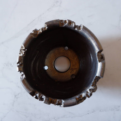 5号燻し金彩鉢907　塊根植物　多肉植物　盆栽　植木鉢　作家鉢　沖縄 5枚目の画像