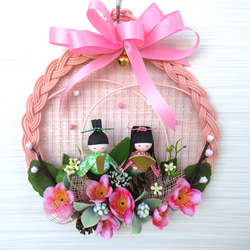 2026しめ縄☆ 正月飾り 午（うま）のお正月リース飾り 大26-4 リース