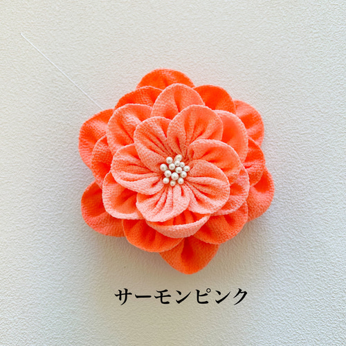 つまみ細工 大きな牡丹の髪飾り 七五三 卒業式 成人式 結婚式 着物