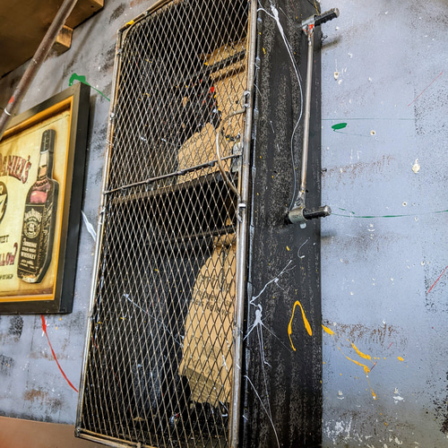 メッシュロッカーを思わせるキーボックス アメリカンヴィンテージ