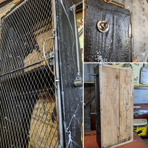 メッシュロッカーを思わせるキーボックス アメリカンヴィンテージ