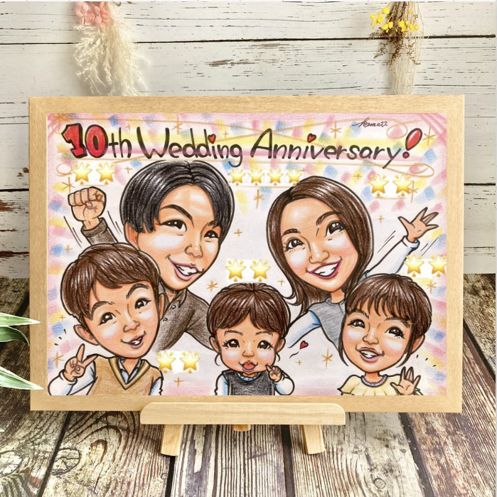 【お客ページ】（ななみ様）オーダー似顔絵☆結婚式や結婚記念日のギフトに お客様専用ページ】（ななみ様）オーダー似顔絵☆結婚式や結婚