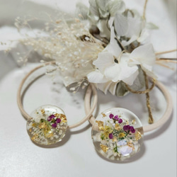 No 788♣︎夏模様レジンヘアゴム♣︎かすみ草♣︎٩(๑❛ᴗ❛๑)۶ No 788♣︎夏模様レジンヘアゴム♣︎かすみ草♣︎٩(๑❛ᴗ❛