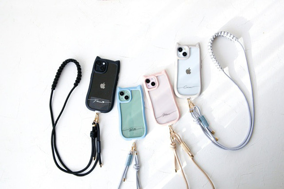 輕盈的花邊編織圓繩肩帶，四種顏色可選。長度可調，防掉落，附標籤。 第10張的照片