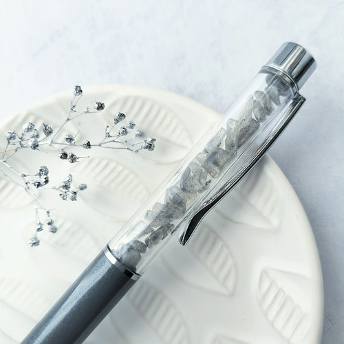 labradorite」ラブラドライト 天然石 ボールペン ギフト プレゼント