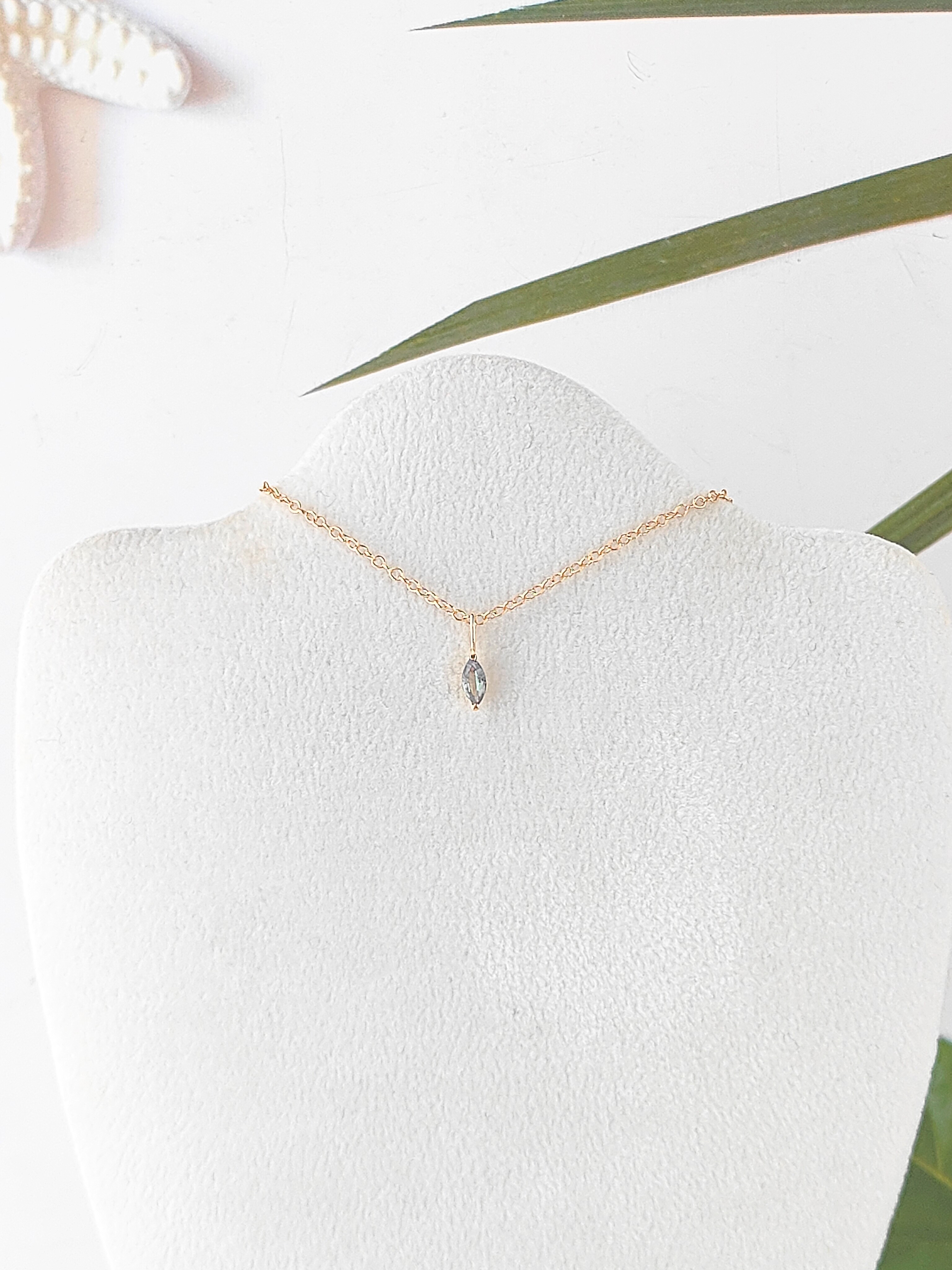 天然アレキサンドライト K18 ネックレストップ 【公式通販】