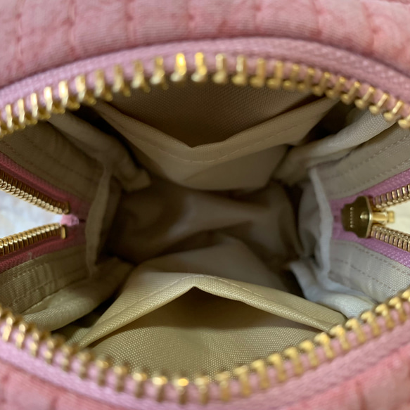 nubi アッシュピンク　minipouch H10.5Ｗ8Ｄ3.5サイズ  ミニポーチ　ヌビ　コスメポーチ　大人可愛い 6枚目の画像