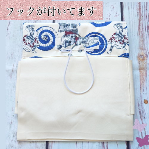 ob145 フック付き 二部式作り帯 一重太鼓結び 名古屋帯 オリジナル説明