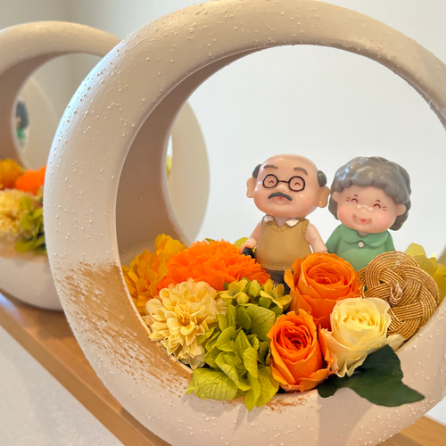 フラダンス ハワイアンリボンレイ 傘寿 米寿　長寿祝い 誕生日　プルメリア付き フラダンス ハワイアンリボンレイ 古希 喜寿 卒寿 長寿祝い 誕生日