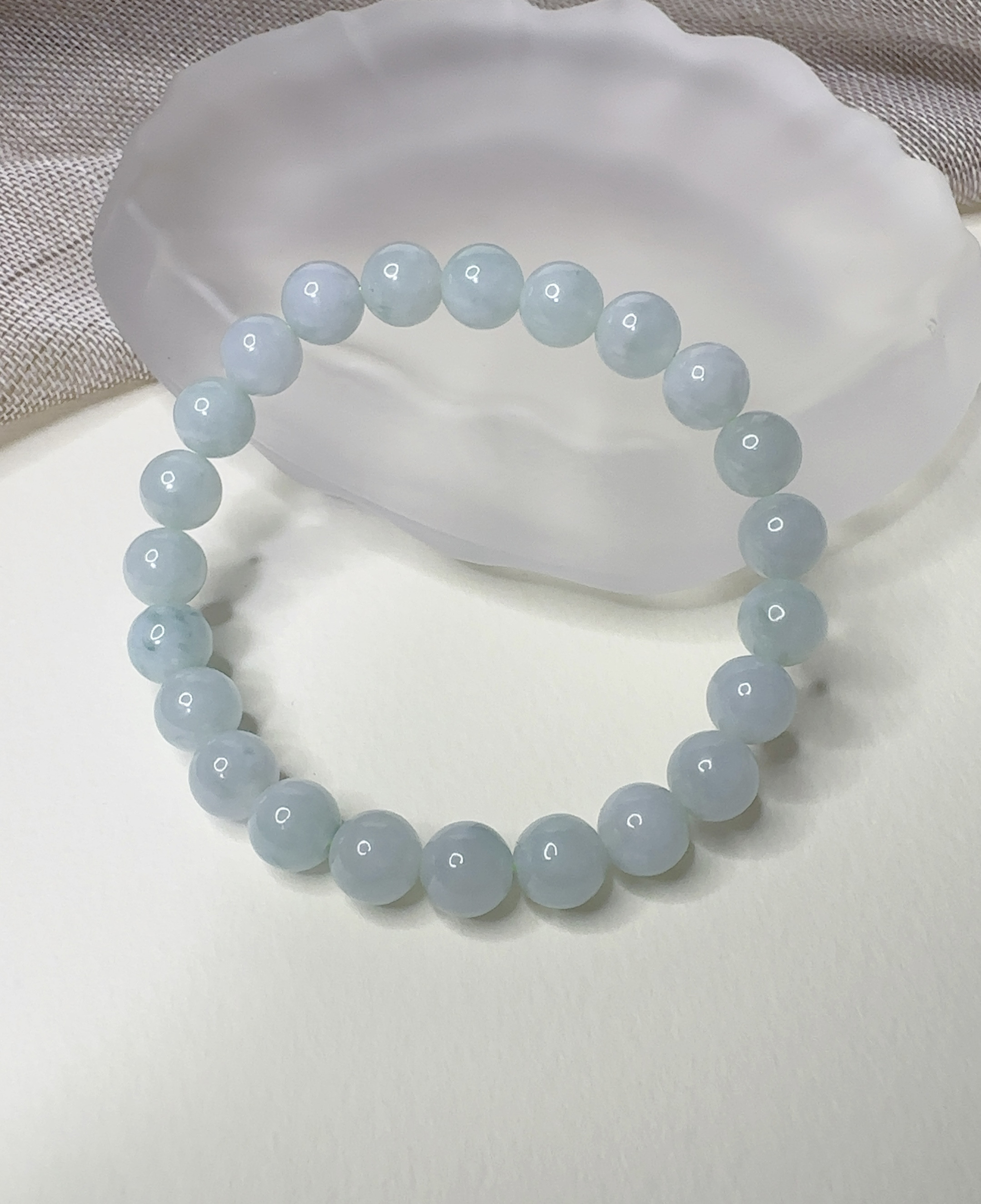 天然A貨翡翠 本翡翠ジェイド ブレスレット