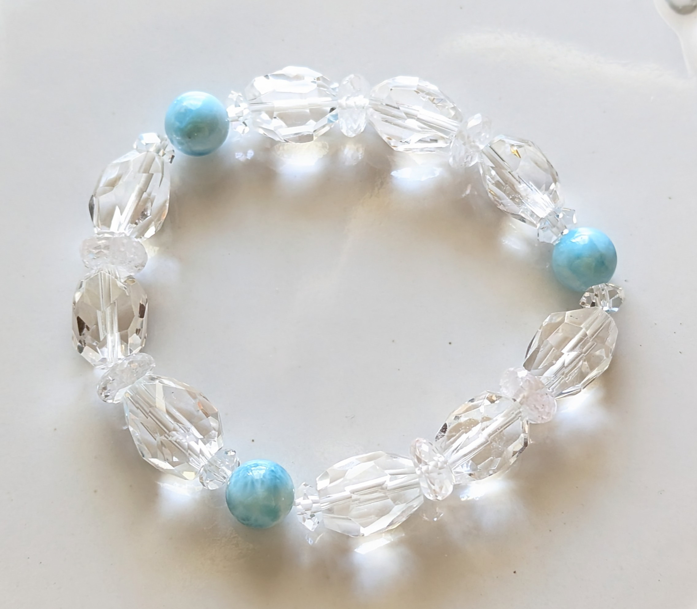 バラ色の人生を手に入れる/インカローズ/パワーストーンブレスレット