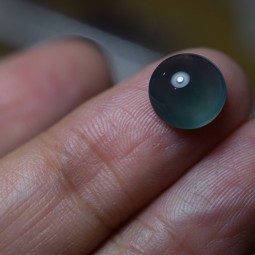 SR12-55 極上品 宝石質 ガラス種水色グアテマラ産天然A貨 本翡翠