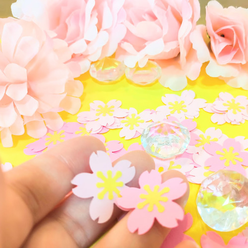 ラミネート可 タイトル 12か月 画用紙 壁面 アルバム 飾り パーツ 花