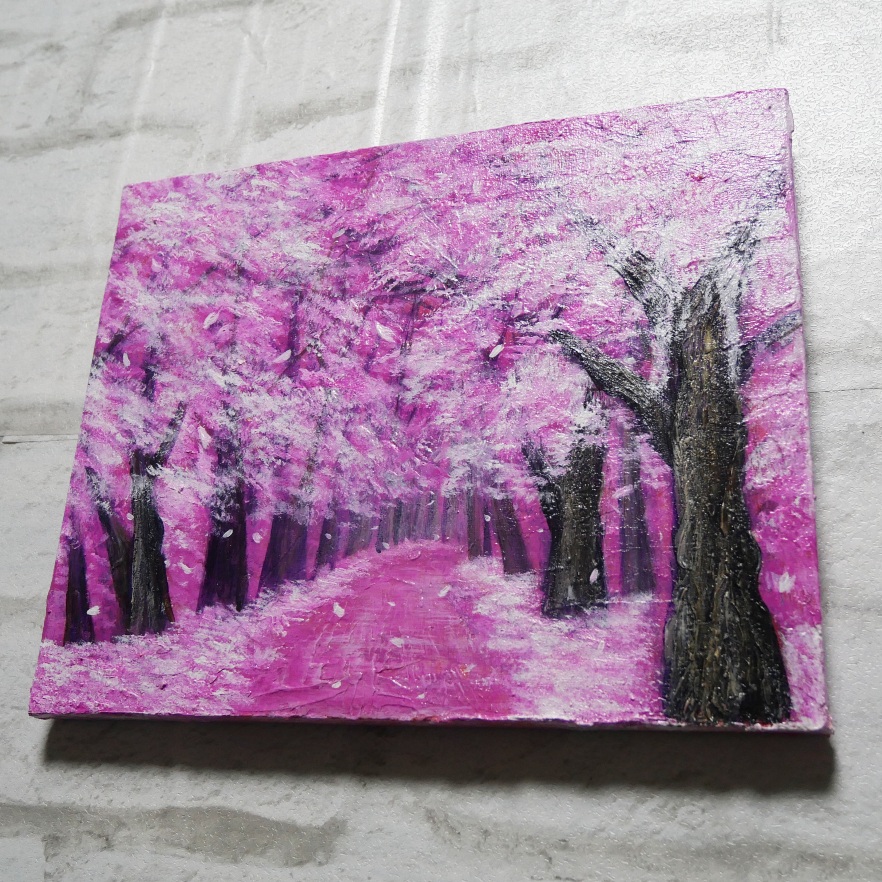 油絵 油彩 油彩画 絵画 絵【さくらロード】 油絵 油彩 油彩画 絵画 絵【さくらロード】