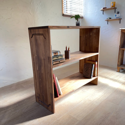 木製　ハンドメイド　オーダー　本棚　ブックシェルフ　マガジン　ラック　絵本棚 オーダーメイド可】本棚・絵本棚・マガジンラック のおすすめ