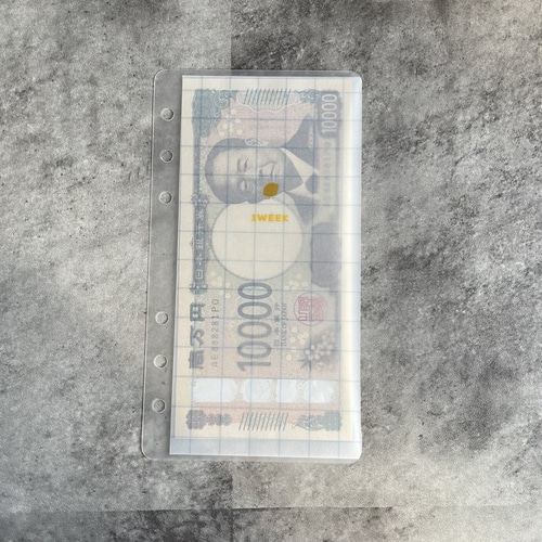NEW！】A6 リフィル 5枚セット saving 貯金 韓国 お金管理 手帳