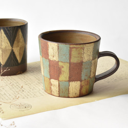 Painting mug ペインティングマグカップ 058 2枚目の画像